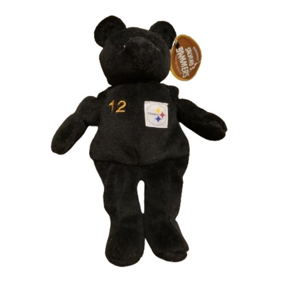Vintage Salvino's Bammers Terry Bradshaw Teddy Bear Steelers Stuffed Animal 1999 - Picture 1 of 11